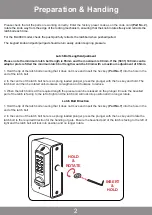 Preview for 2 page of Borg Locks BL3030ECP Instruction Manual