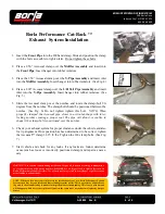 Preview for 4 page of BORLA 140597 Installation Instructions