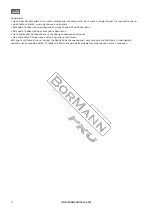 Preview for 37 page of BorMann 027614 User Manual