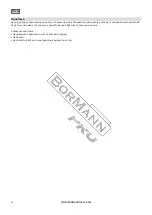 Preview for 21 page of BorMann 027973 User Manual