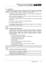 Preview for 62 page of Borri ASD10 Operating Manual