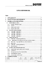 Preview for 110 page of Borri UPSaver 1000 kVa Operating Manual