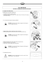 Preview for 44 page of Bortek hammerhead 1100srx Use And Maintenance Manual