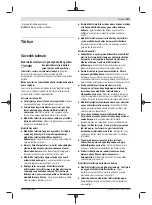 Preview for 107 page of Bosch 0 602 490 431 Original Instructions Manual