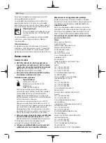Preview for 114 page of Bosch 0 602 490 431 Original Instructions Manual