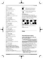 Preview for 115 page of Bosch 0 602 490 431 Original Instructions Manual