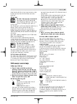 Preview for 229 page of Bosch 0 602 490 431 Original Instructions Manual