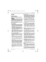 Preview for 5 page of Bosch 0 607 560 500 Original Instructions Manual