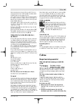 Preview for 109 page of Bosch 0603012000 Original Instructions Manual