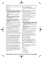 Preview for 188 page of Bosch 0603012000 Original Instructions Manual