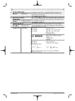 Preview for 247 page of Bosch 0603012000 Original Instructions Manual