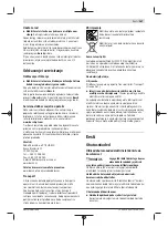 Preview for 167 page of Bosch 06039B3000 Original Instructions Manual