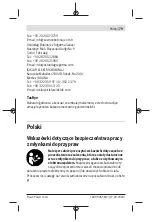 Preview for 79 page of Bosch 1 600 A00 128 Original Instructions Manual