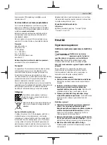 Preview for 147 page of Bosch 3601J26300 Original Instructions Manual