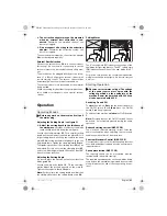 Preview for 21 page of Bosch 55 GKS Professional Operating Instructions Manual