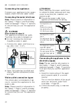 Preview for 22 page of Bosch 853/7441 User Manual And Installation Instructions