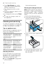 Preview for 42 page of Bosch 853/7441 User Manual And Installation Instructions