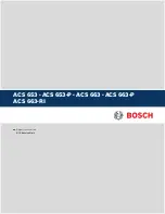 Preview for 1 page of Bosch ACS 653 Repair Instruction