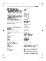 Preview for 17 page of Bosch AdvancedCut 18 Original Instructions Manual