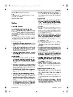 Preview for 73 page of Bosch AdvancedCut 18 Original Instructions Manual