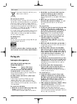 Preview for 52 page of Bosch AdvancedGrind 18 Original Instructions Manual