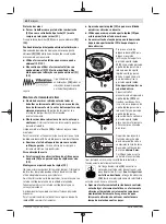 Preview for 60 page of Bosch AdvancedGrind 18 Original Instructions Manual