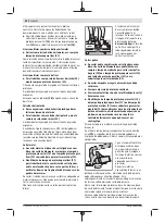 Preview for 62 page of Bosch AdvancedGrind 18 Original Instructions Manual