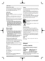 Preview for 128 page of Bosch AdvancedGrind 18 Original Instructions Manual