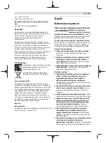 Preview for 275 page of Bosch AdvancedGrind 18 Original Instructions Manual