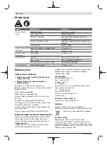 Preview for 98 page of Bosch AdvancedHedgeCut 65 Original Instructions Manual