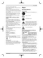Preview for 105 page of Bosch AdvancedHedgeCut 65 Original Instructions Manual