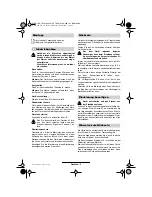 Preview for 8 page of Bosch AXT Rapid 180 Operating Instructions Manual