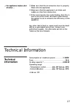 Preview for 27 page of Bosch B1 RKM 09000 Instructions For Use Manual