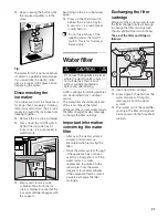 Preview for 21 page of Bosch B22CS50SNW Use And Care Manual