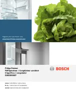 Bosch B30IR900SP Installation Instructions Manual preview