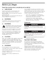 Preview for 5 page of Bosch B36IB70NSP Installation Instructions Manual