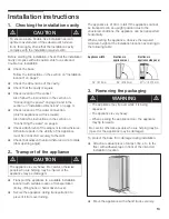 Preview for 13 page of Bosch B36IB70NSP Installation Instructions Manual