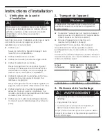 Preview for 45 page of Bosch B36IB70SRS Installation Instructions Manual