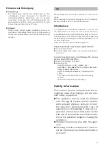 Preview for 4 page of Bosch BBH5 series Operating Instructions Manual