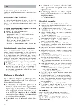 Preview for 24 page of Bosch BBH6 series Safety Information Manual