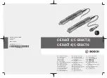 Bosch C-EXACT 1 Original Instructions Manual preview