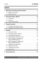 Preview for 2 page of Bosch Combi FS Operating Instructions Manual