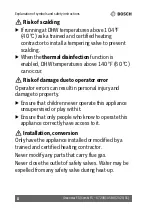 Preview for 8 page of Bosch Combi FS Operating Instructions Manual