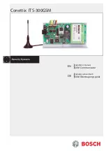 Bosch Conettix ITS-300GSM Installation Manual preview