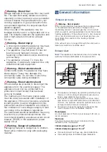 Preview for 11 page of Bosch DFS067A50A Instructions For Installation And Use Manual