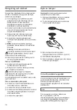 Preview for 78 page of Bosch DHU925MGB Operating And Installation Instructions