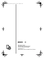 Preview for 96 page of Bosch DL 0 607 461 Series Operating Instructions Manual