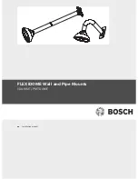 Preview for 1 page of Bosch FLEXIDOME PMT-DOME Installation Manual