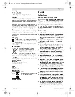 Preview for 9 page of Bosch GBL 18V-120 Original Instructions Manual