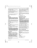 Preview for 61 page of Bosch GCT 115 Professional Original Instructions Manual